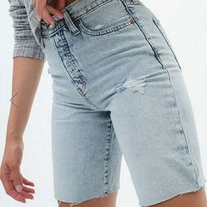 90s high rise cut off shorts